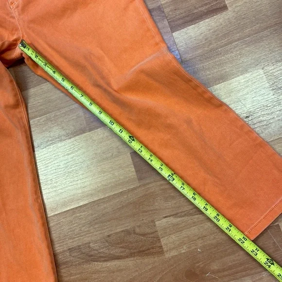 Micheal Kors Cropped Orange jeans size 8 - Picture 4 of 13